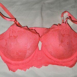 ✨NEW AERIE PINK LACE BRA 36C ✨